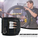 Magnetic Wristband Portable Tool Bag with 5 Magnet Compartment Repair Kit