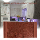 Rubber Wood Grain Graining Pattern Wall Paint DIY Painting Tool Home Decor