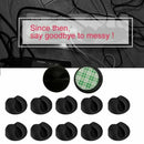 20x Cable Clips Tidy Cord Lead Desk Organiser USB Charger Holder Self-Adhesive