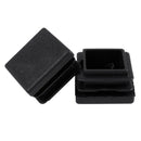20 Pcs Plastic Square Blanking End Caps Tube Inserts 25mm x 25mm O1W5
