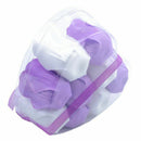 9Pcs Scented Rose Flower Petal Bath Body Soap Wedding Party Gift(Purple+Whi