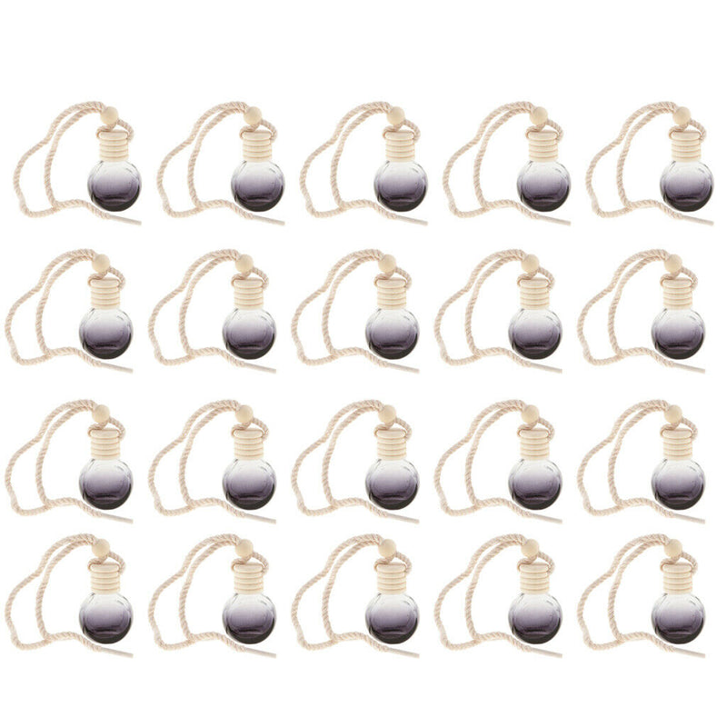 20xCar Diffuser Bottle Hanging Essential Oil Car Diffuser Car Perfume Bottle