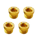 Aluminum Alloy Anti-rust Bicycle V Brake Screw Bolt Bike Replacement Golden