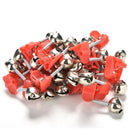 20 PCS Tackle Rod Clamp Sea Fishing Tip Bite Lure Alarm Twin Bell Ring Clip.ES