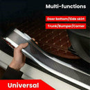 3CM*1M Car Carbon Fiber Blue Edge Guard Strip Door Protector&Accessories Si X3J7