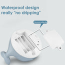 Electric Induction Water Spray Ball Whale Bathroom Sprinkler Toys (Grey)