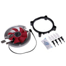 12V 7.5cm Hydraumatic CPU Cooler Fan Heatsink Radiator for Intel LGA 1155