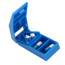 Pill Storage Compartment Box Case Medicine Holder Tablet Cutter Splitter CarA3C