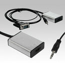 VGA TO HDMI OUTPUT 1080P HD + AV TV HDTV VIDEO USB CABLE CONVERTER ADAPTER Delux