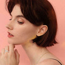 Fashion Women Adjustable Open Ring Thumb Ladies Heart Wing Angel Z0L7