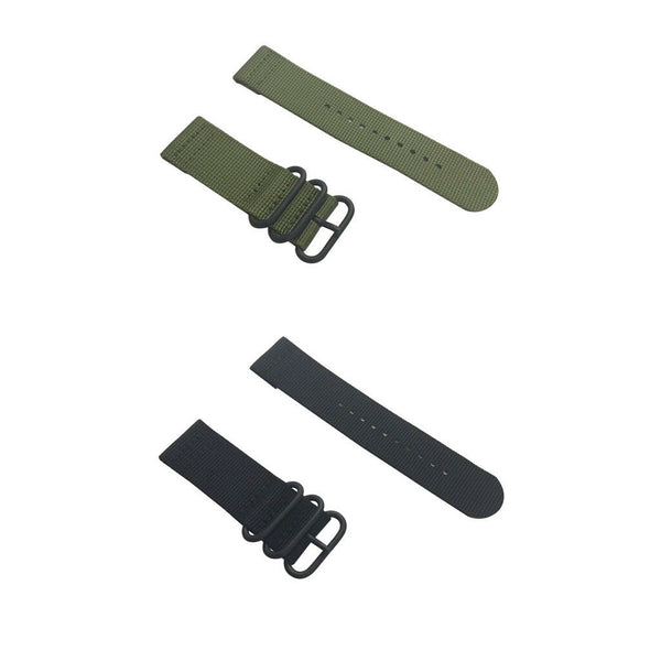 Army Green Nylon Wristwatch Strap Watch Band for Garmin Fenix 3