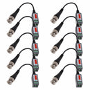 New 10 Pcs CCTV Camera Passive Video Balun BNC Connector Coaxial Cable Adapte FT