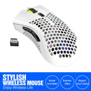 BM600 2.4GHz Rechargeable 1600DPI Adjustable Gamer Wireless Mouse (White) A