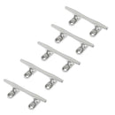 316 Marine Stainless Steel 4 in Boat Mooring Cleat Dock Deck Rope Cleat X5