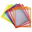 10 Dry Erase Pockets, Oversize 9 x 12 Inch Pockets, Perfect Classroom Organ L5O1