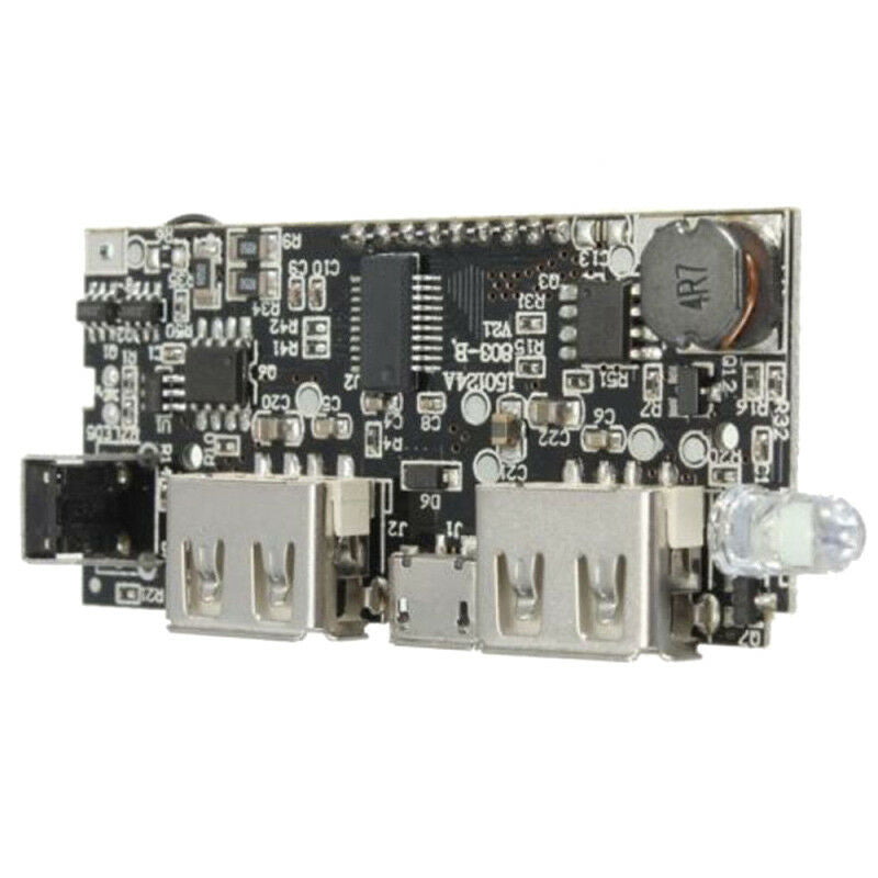 Dual USB 5v 2.1A 1A Mobile Phone Power Bank Charger PCB Board for 18650 B MJI