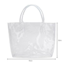 Summer Beach Totes PVC Transparent Women Shopping Bags Shoulder Handbags