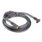 90 Degree TV 9mm Coaxial Cable Aerial Male to Male RF Antenna Cable gray