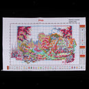 14CT 50x33cm Cottage Stamped Cross Stitch Kit DIY Needlework for Beginners