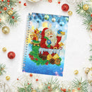 DIY Santa Claus Special Shaped Diamond Painting 50 Page A5 Notebook Notepad