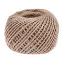 1Roll 50M Natural Burlap Hessian Jute Twine Cord Hemp Rope String for crafts