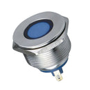 IP67 12V 22mm Waterproof LED Panel Warning Indicator Light Signal Lamp Flat