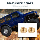 For RC Axial Capra 1.9 SCX10III 2pcs Brass Counterweight Cup Cover Car Accessory