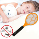 LED Electric Mosquito Swatter Flyswatter Electric Tennis Racket 44 x15.5 Wa D9P2