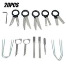 20PCS Professional Car Radio Removal Key Tool Kit Audio Tools Keys Stereo CD 3C