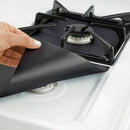 2pcs/lot Reusable Gas Range Stovetop Burner Protector Liner Cover For Clean P7W7