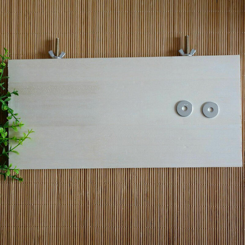 Parrot Pet Bird Wooden Hanging Stand Perch Platform Toys 13x28cm ,w/ G7P0