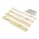 4 Sizes Large Chunky Crochet Hooks Needle with Big Eye Needle Knitting Tools