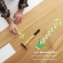 5 in 1 Multi-function Measuring Ruler Sewing Craft Quilting Sliding Gauge