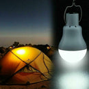 Solar Panel Power LED Bulb 20W Light Portable Outdoor Camping Tent Energy Lamp