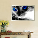 Full Drill Blue Eyed Cat 5D Diamond DIY Painting Craft Kit Home Decor