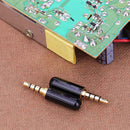 2pcs/set 3.5mm 1/8in TRRS 4-Pole Male Jack Plug Adapter Headphone DIY Connectors
