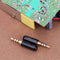 2pcs/set 3.5mm 1/8in TRRS 4-Pole Male Jack Plug Adapter Headphone DIY Connectors