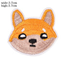 6Pcs Dog Embroidered Patch Iron On Sewing Applique Badge Clothes Stickers Cra JR