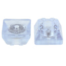 8pcs Transparent Furniture Pads Non Slip Square Desk Chair Sofa Table Feet Pads