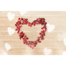 Valentines Day Photography Background Heart Wood Board Backdrop Video Decor