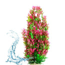 46CM Rhodo Green Plastic Water Plant for Aquarium Fish Tank Ornament Decor #
