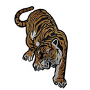 Tiger Embroidered Sew on Patche Cloth Jacket Fabric Applique Badge Craft Large