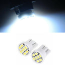 10X T10 8SMD 1206 White LED Interior Show Wide License Plate Light Bulb LampJC.