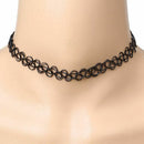 6 Pieces Choker Necklace Set Stretch Velvet Classic Gothic Tattoo Lace Chok R1M4