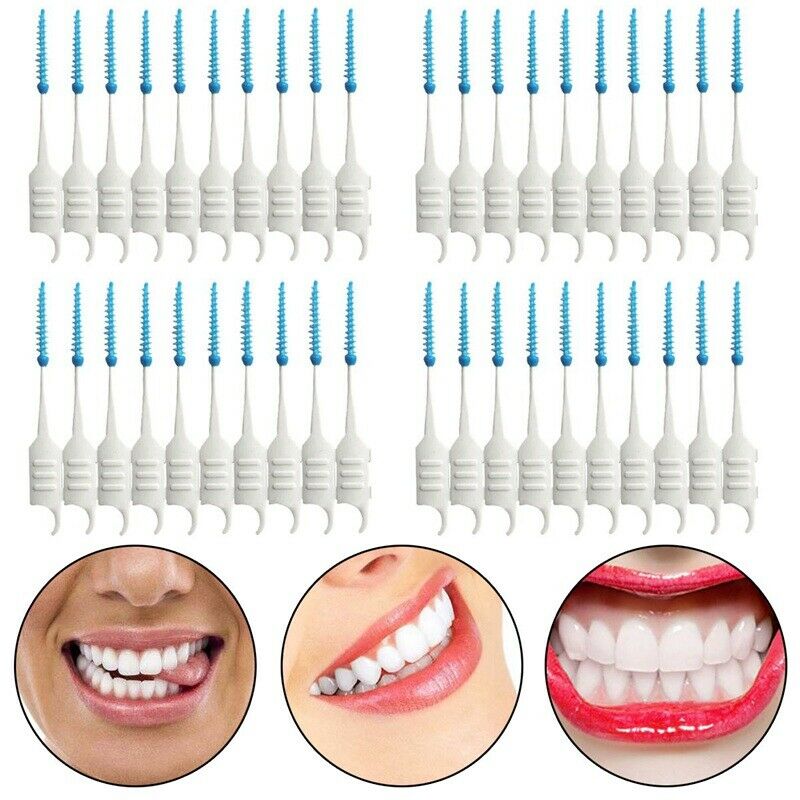 Interdental Brush Dental Floss Teeth Oral Clean Double Head Toothpick V5L3