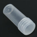 10Pc Plastic Sample Bottle 5ml Test Tube Mini Bottle Vials Storage Container New