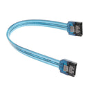 7Pin SATA 3.0 HDD Data Cable with Locking Latch 150mm Straight to Right Angle