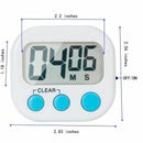 6 Pack Small Digital Kitchen Timer Magnetic Back And ON/OFF Switch,Minute S J7F5