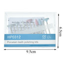 dental porcelain teeth polishing kit hp0312 for low speed handpiece 12polisherM&