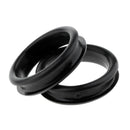 10Pcs Finger Ring Grips Inserts for Barber Hairdressing Shear Scissors Balck